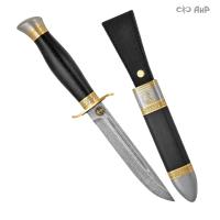  Нож Финка-2 Морская пехота с золотом, ZDI-1016, комбинированные ножны Артикул: 35359 - Компания «АиР»