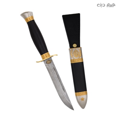  Нож Финка-2 НКВД с золотом, ZDI-1016, комбинированные ножны Артикул: 38041, 38508, 38509 - Компания «АиР»